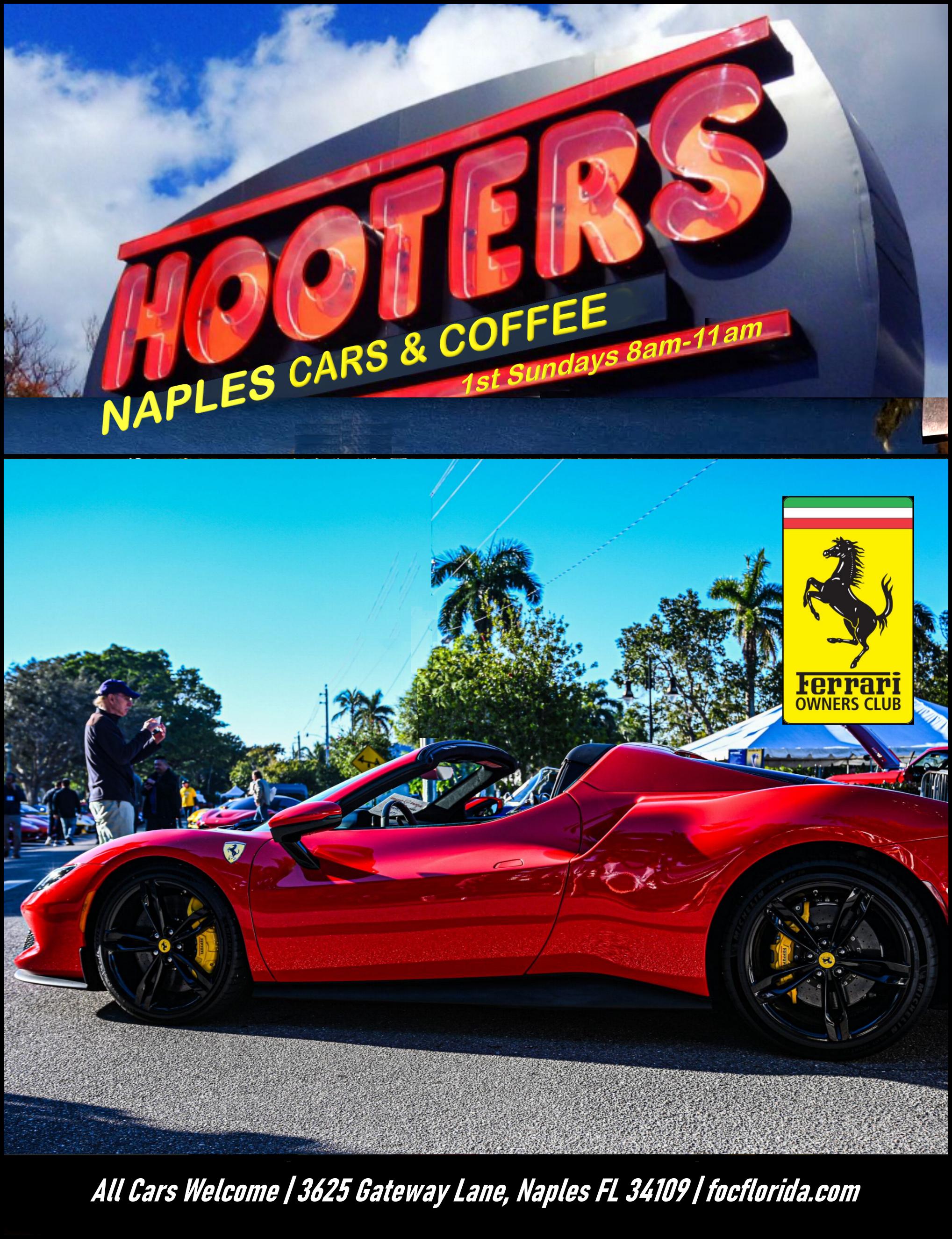 Hooters Cars and Coffee