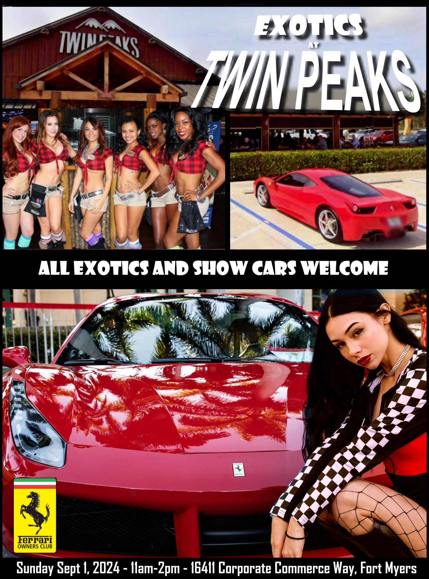 Exotic Cars at Twin Peaks